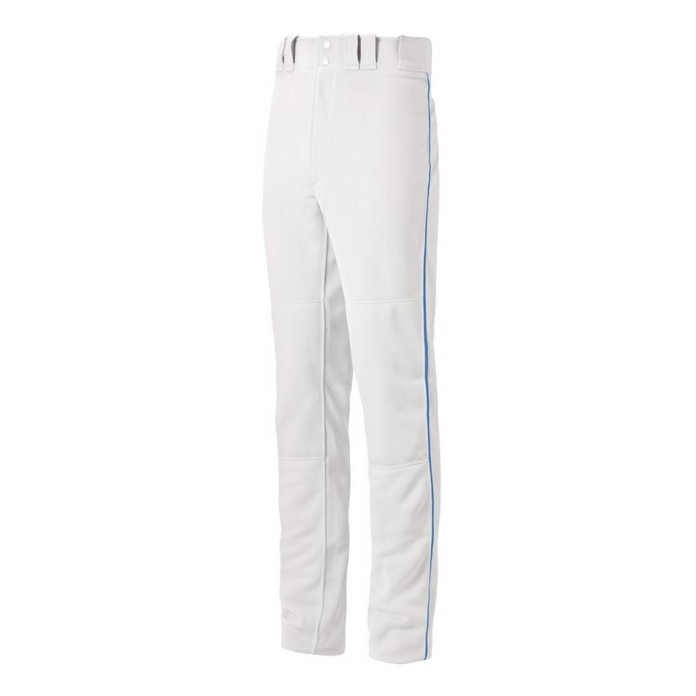 Pantaloni Mizuno Baseball Premier Pro Piped G2 Uomo - Bianche/Blu Reale - 54803-DUOJ